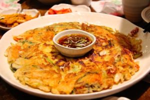 recette pancake coréen pajeon